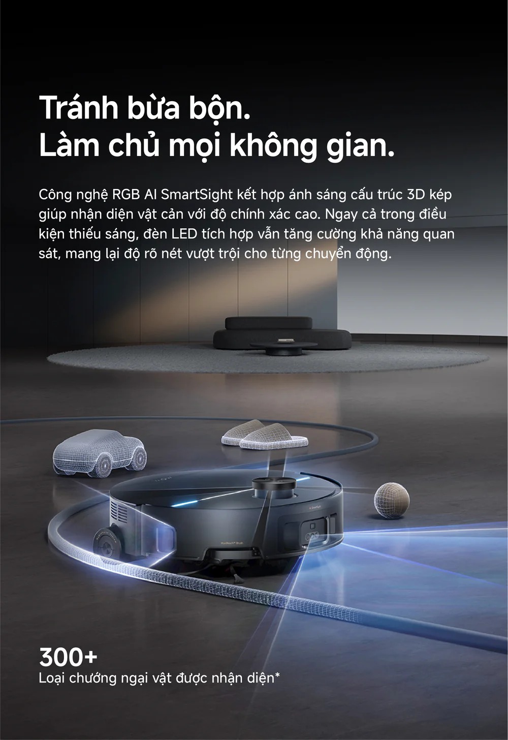 Robot hút bụi Mova Z70 Ultra Roller