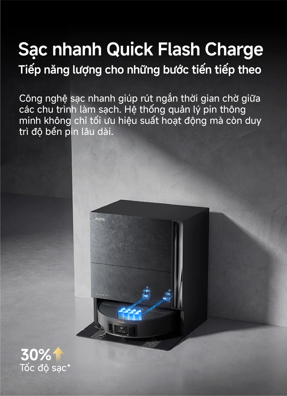 Robot hút bụi Mova Z70 Ultra Roller
