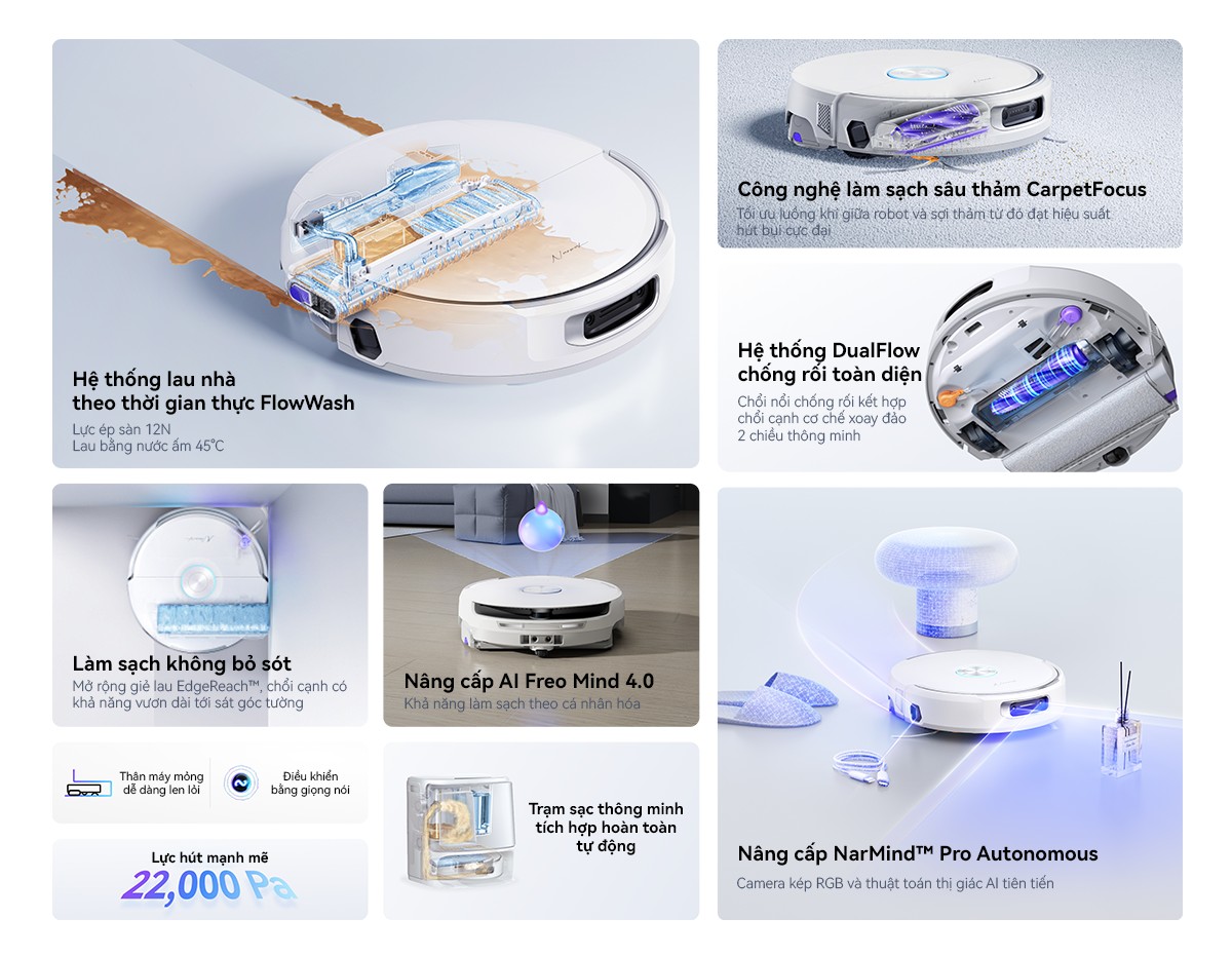 Robot hút bụi Narwal Flow