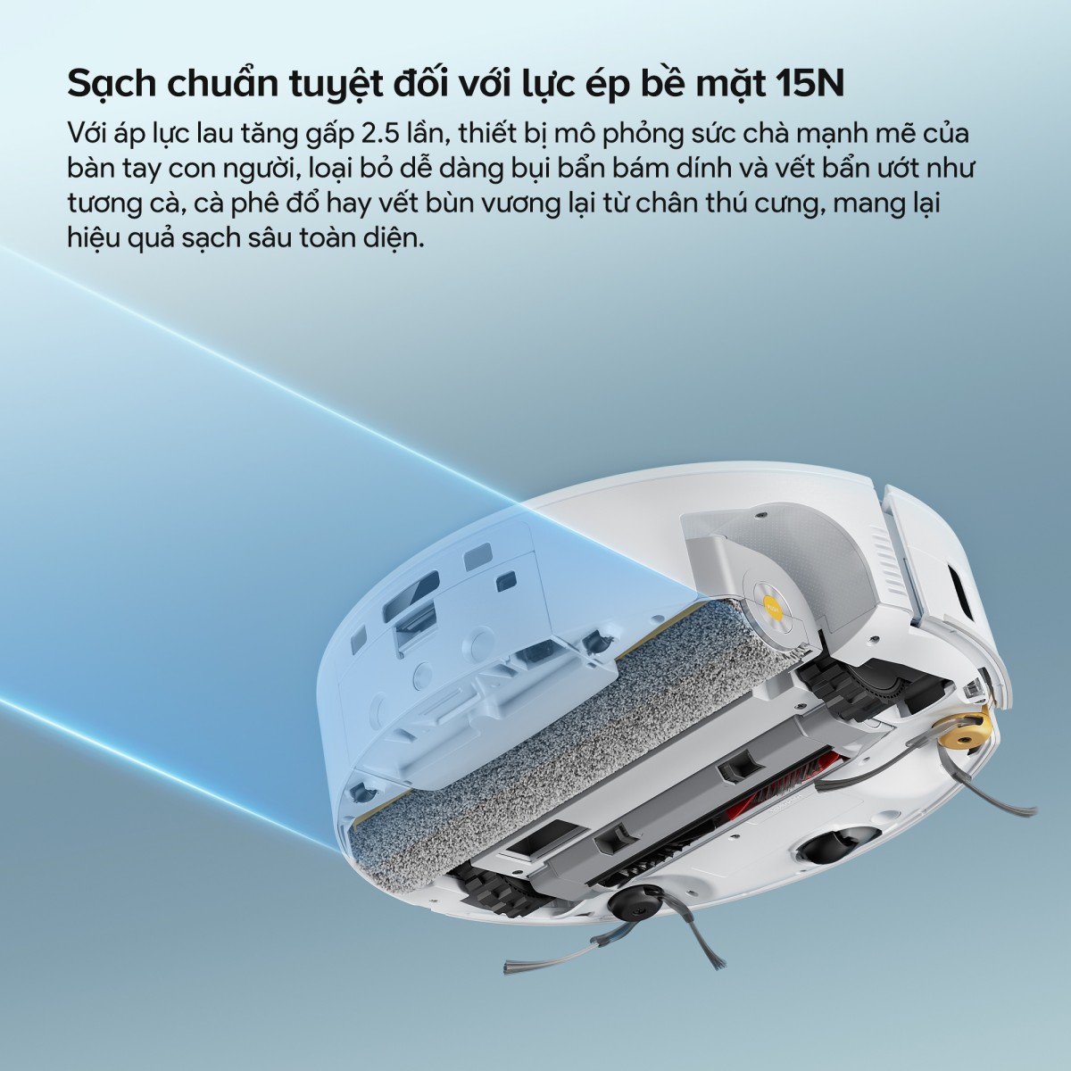 Robot hút bụi Roborock Qrevo Curv 2 Flow