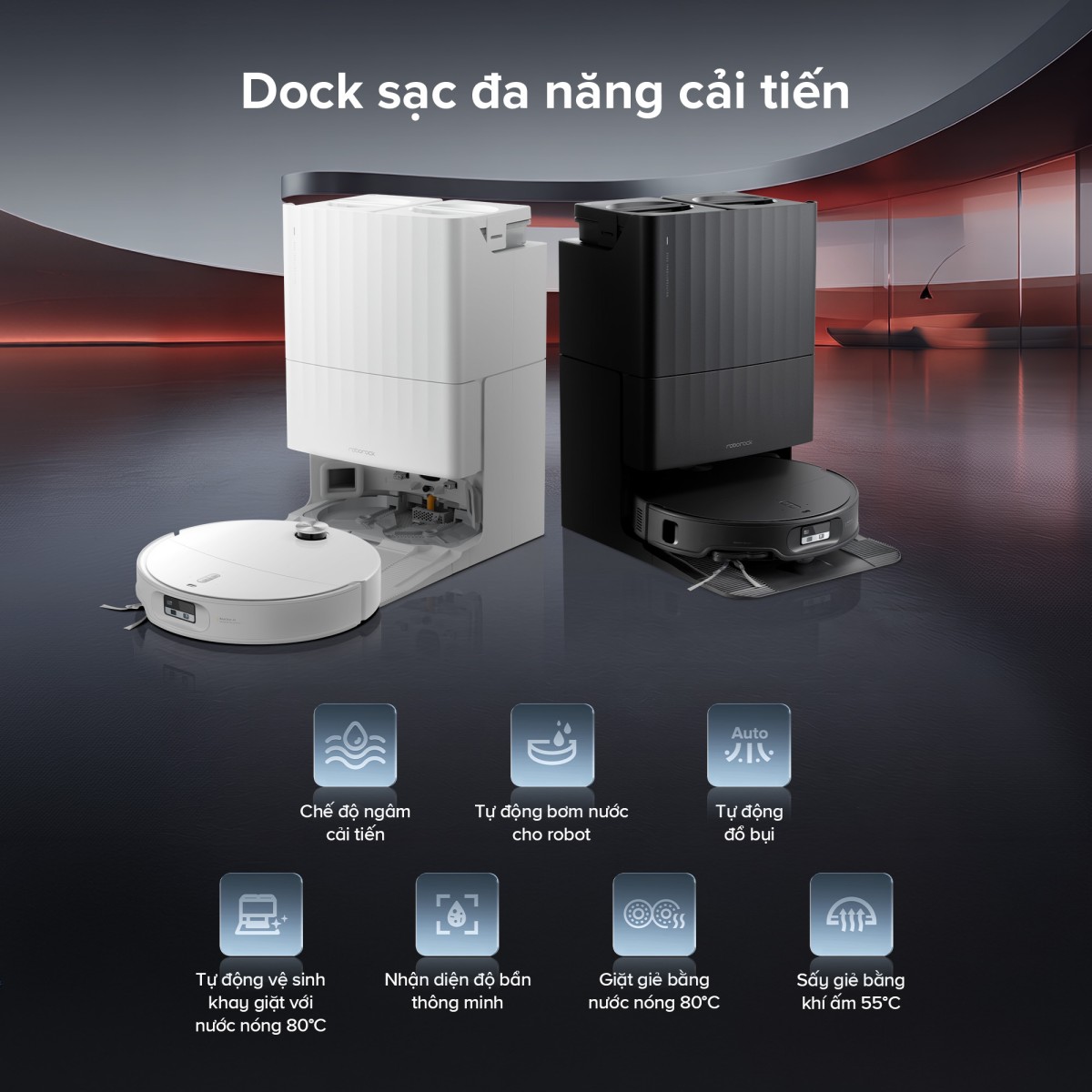 Robot hút bụi Roborock Qrevo Edge 2