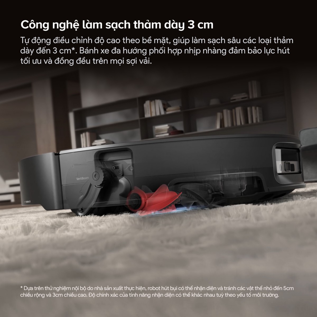 Robot hút bụi Roborock Saros 20 Sonic