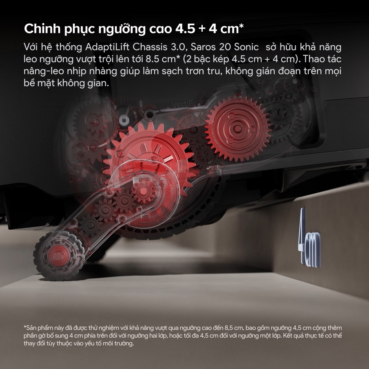 Robot hút bụi Roborock Saros 20 Sonic