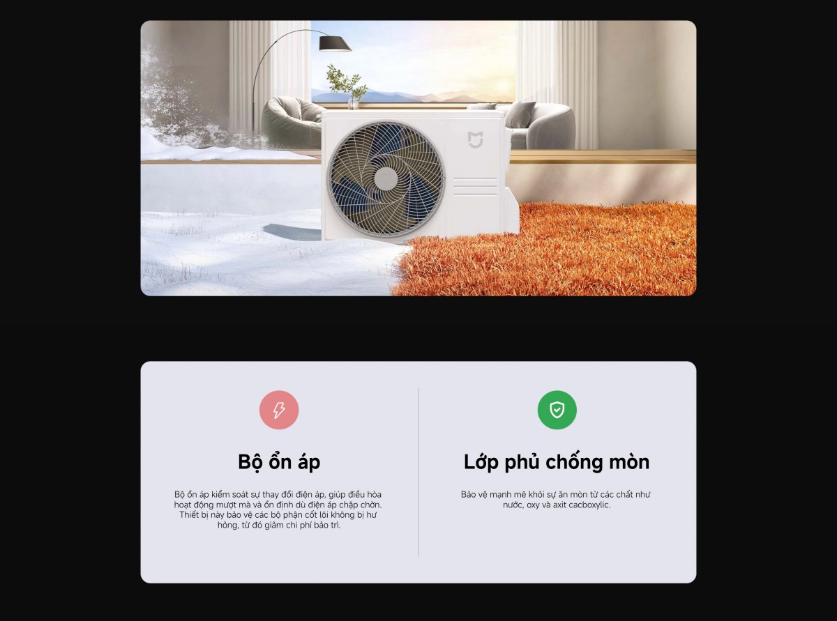 Điều hoà Xiaomi Mijia Air Conditioner Pro Eco Inverter 1.5HP