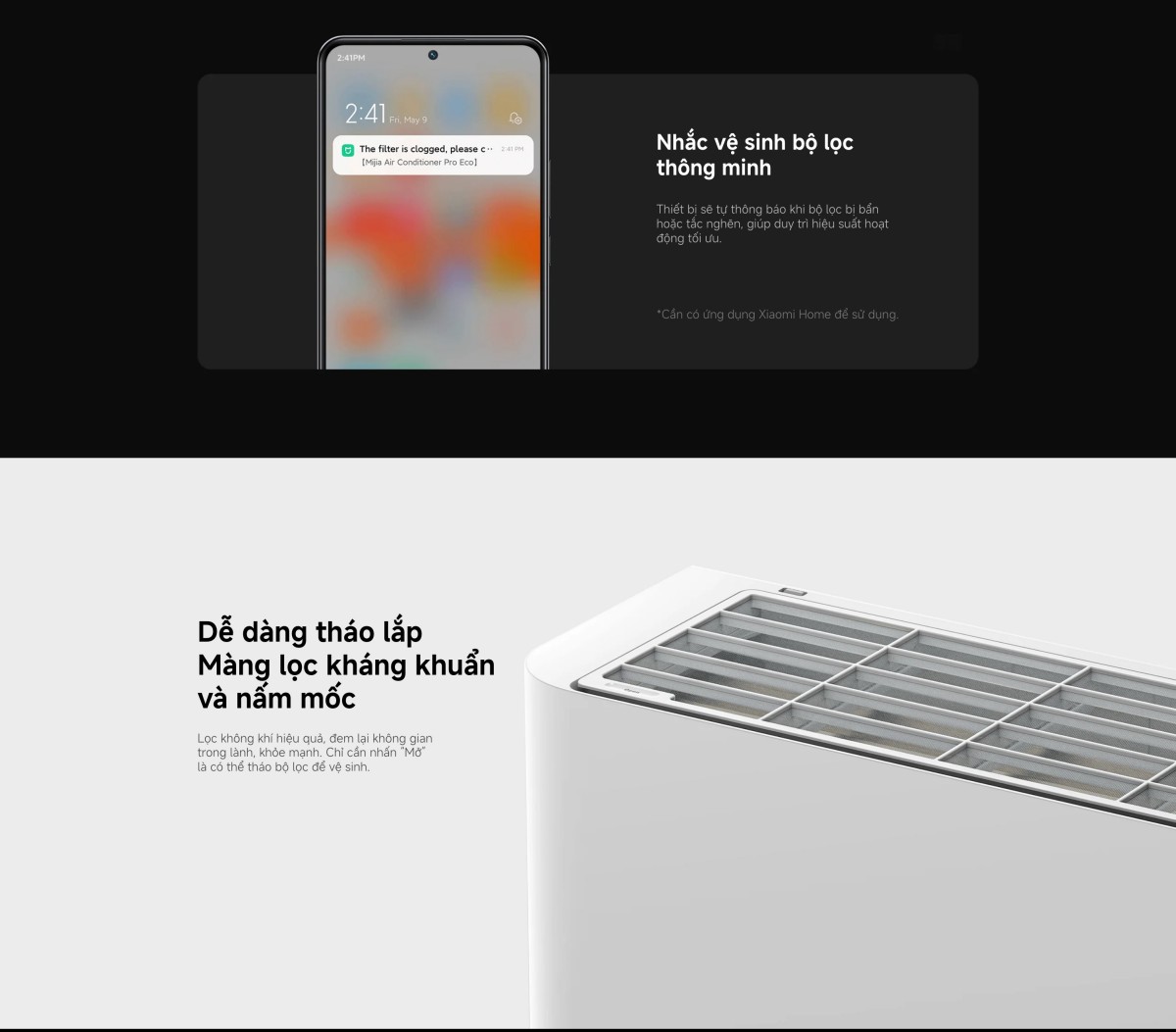 Điều hoà Xiaomi Mijia Air Conditioner Pro Eco Inverter 1.5HP