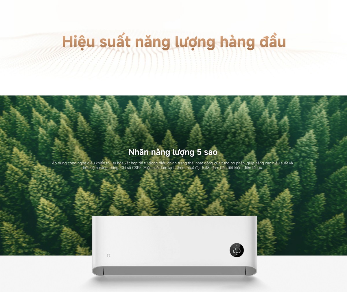 Điều hoà Xiaomi Mijia Air Conditioner Pro Eco Inverter 1.5HP