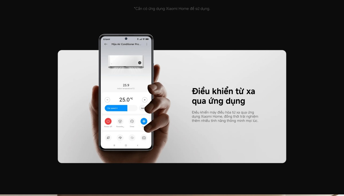 Điều hoà Xiaomi Mijia Air Conditioner Pro Eco Inverter 1.5HP