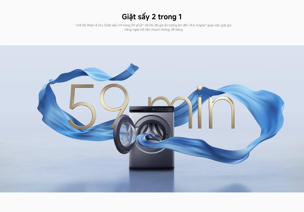 Máy giặt Xiaomi Mijia Front Load Washer Dryer giặt 10,5kg sấy 7kg