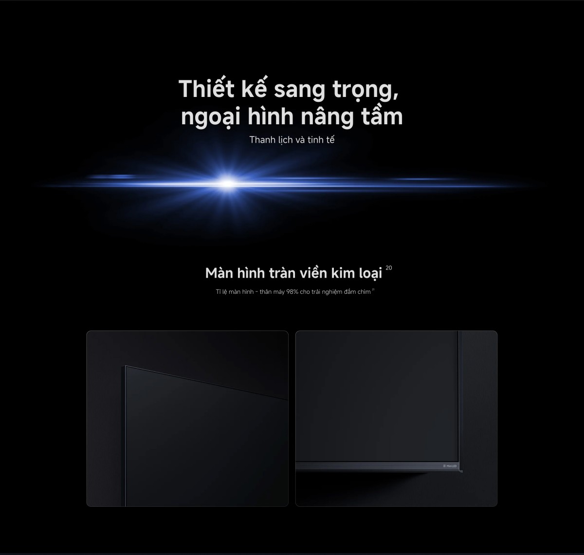Xiaomi Smart Display S Mini LED 98 2026 | 98 Inch – QD-Mini LED – 4K/144Hz – 3GB/32GB