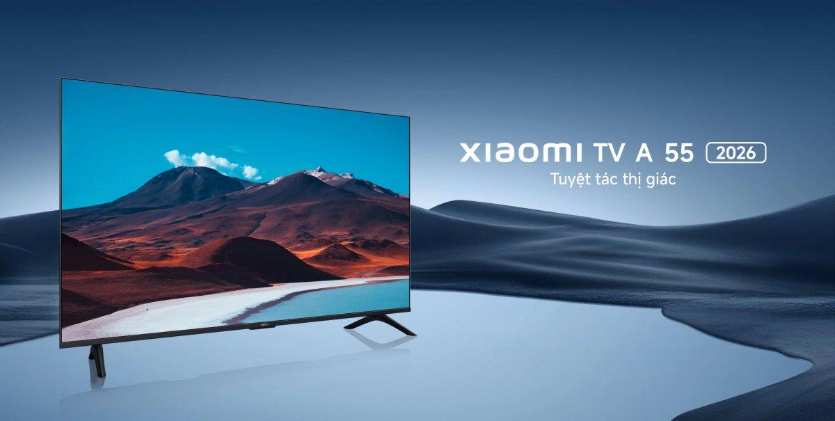 Tivi Xiaomi A 55 Inch - 2026 Bản Quốc Tế - 4K/60Hz - 2GB/8GB