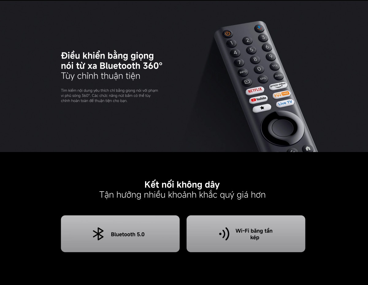 Tivi Xiaomi A Pro 32 Inch - 2026 Bản Quốc Tế - QLED 4K/60Hz - 2GB/8GB