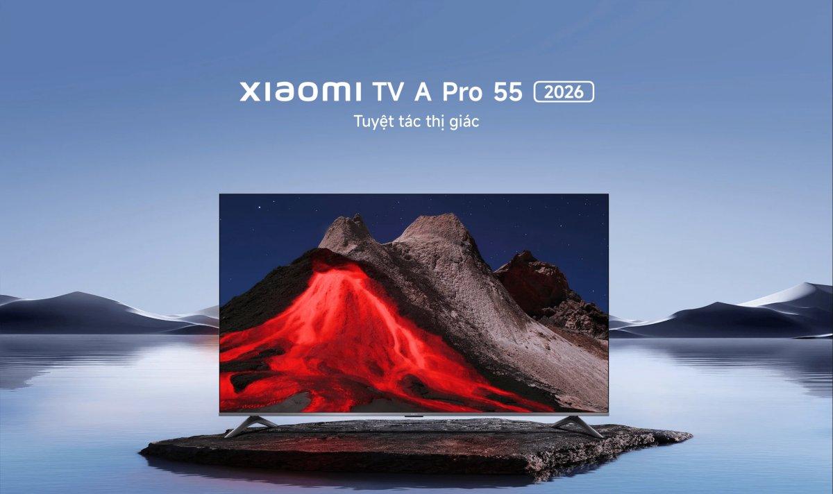 Tivi Xiaomi A Pro 55 Inch - 2026 Bản Quốc Tế - QLED 4K/60Hz - 2GB/8GB