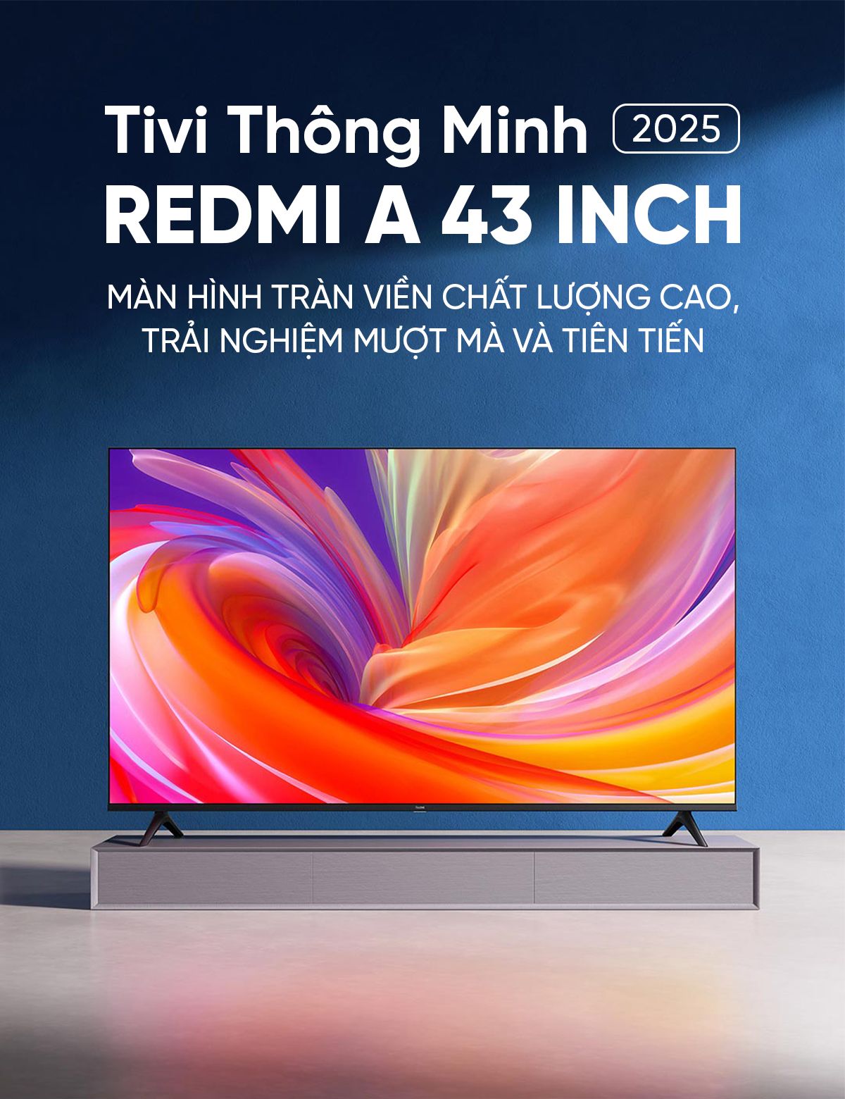 Tivi Xiaomi Redmi A43 2025 43 Inch - FHD/60Hz - 1GB/8GB