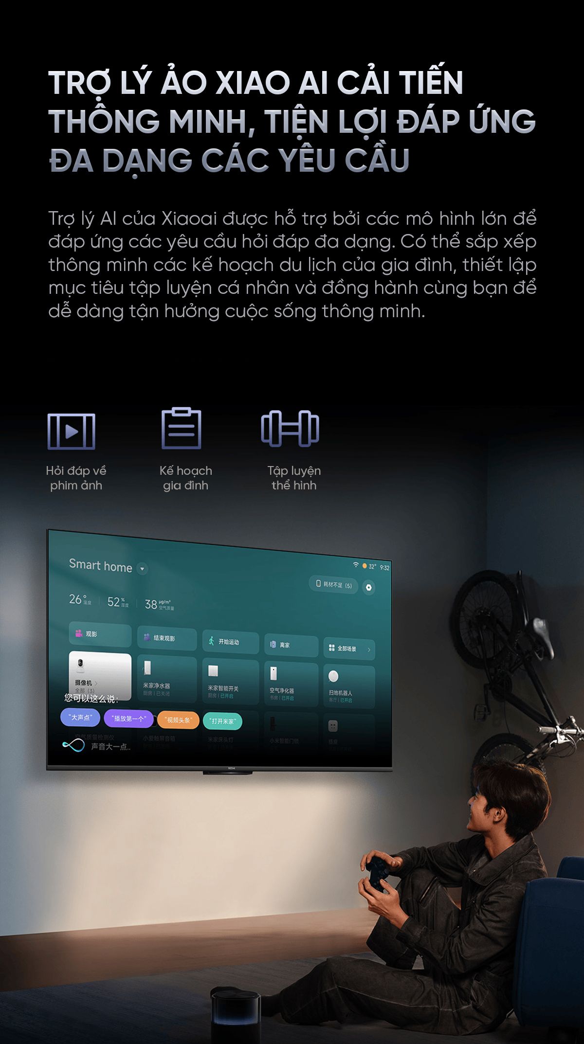 Tivi Xiaomi Redmi A Pro 55 Inch 2025 - 4K/120Hz - 3GB/64GB