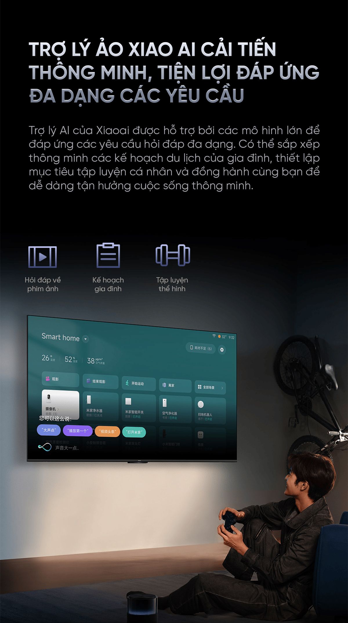 Tivi Xiaomi Redmi A Pro 65 Inch 2025 - 4K/120Hz - 3GB/64GB