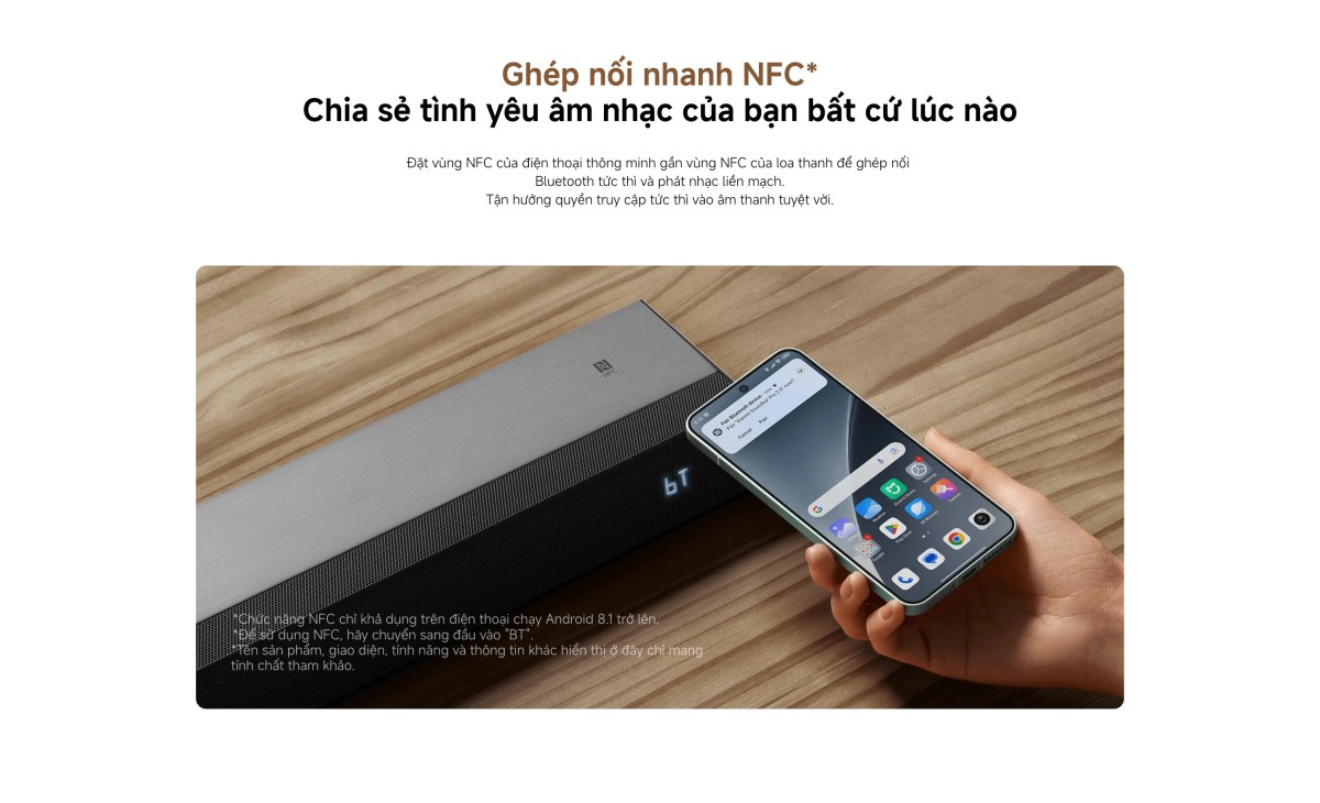 Xiaomi Soundbar Pro 2.0 ch - Bluetooth 5.3 - Công suất 84W