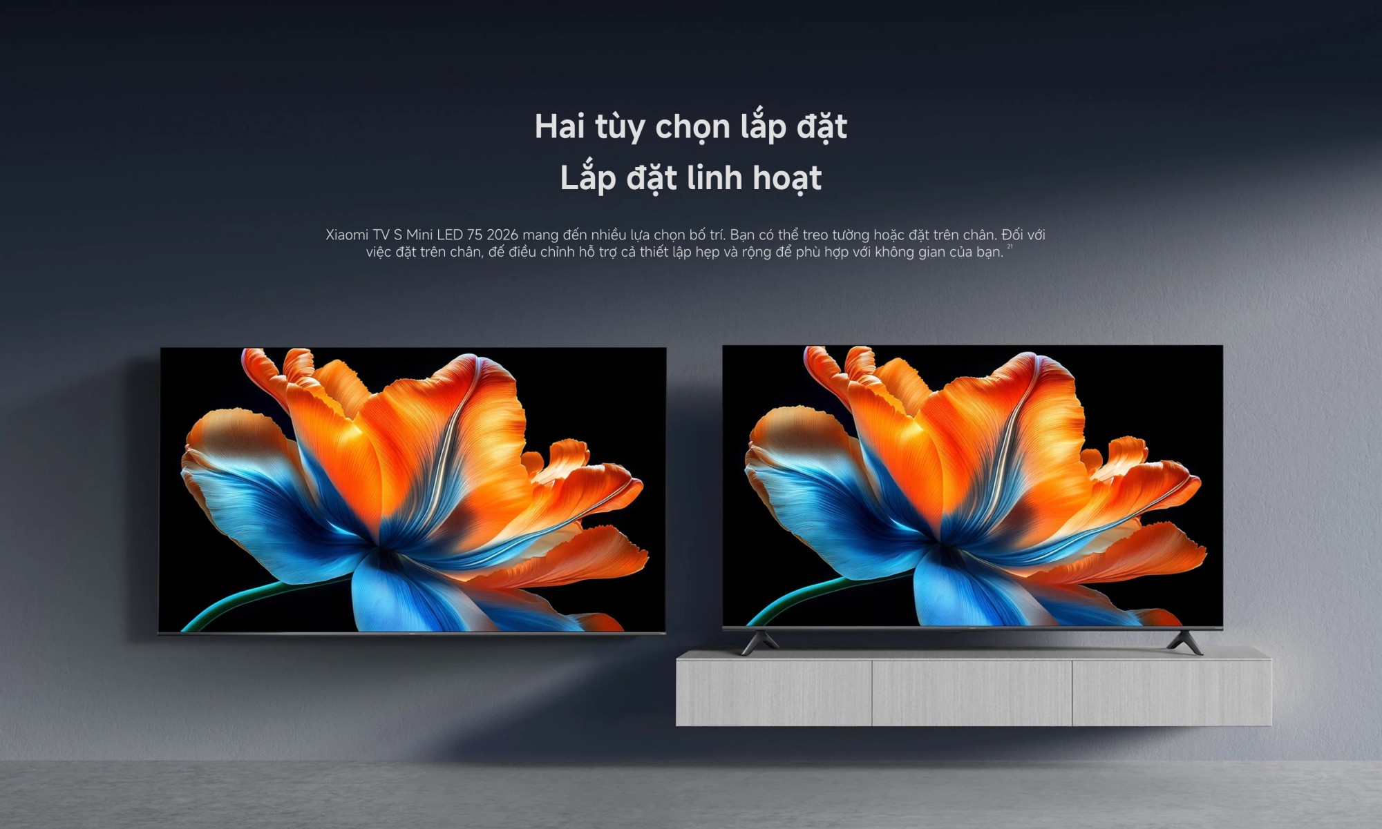 Xiaomi TV S Mini LED 75 2026 | 75 Inch – QD-Mini LED – 4K/60Hz – 2GB/32GB