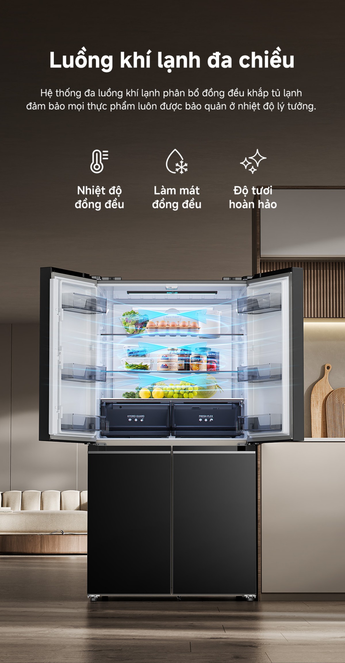 Tủ lạnh Dreame C-Fresh 600L