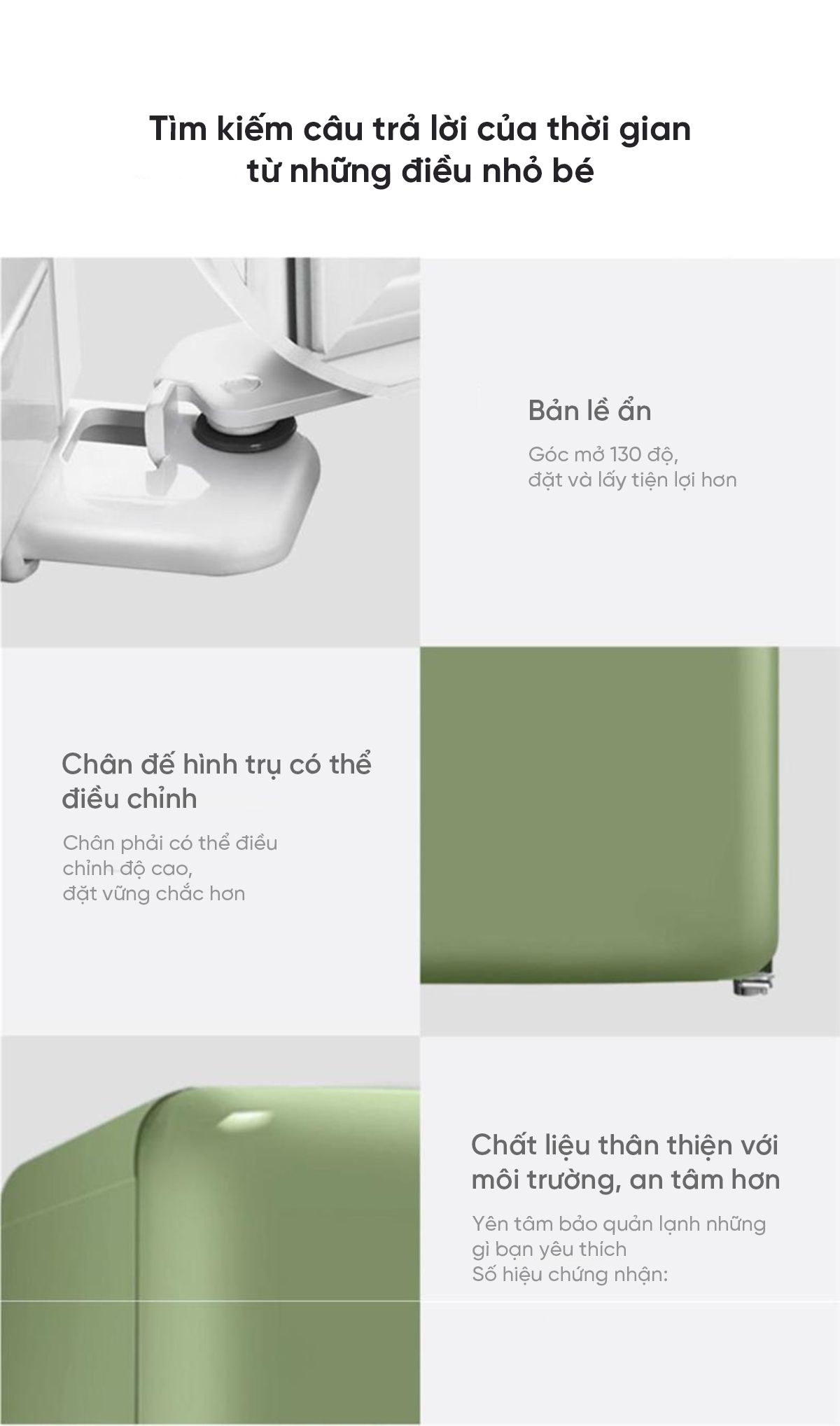 Tủ lạnh MiniJ Retro 121L nhỏ gọn thiết kế cổ điển