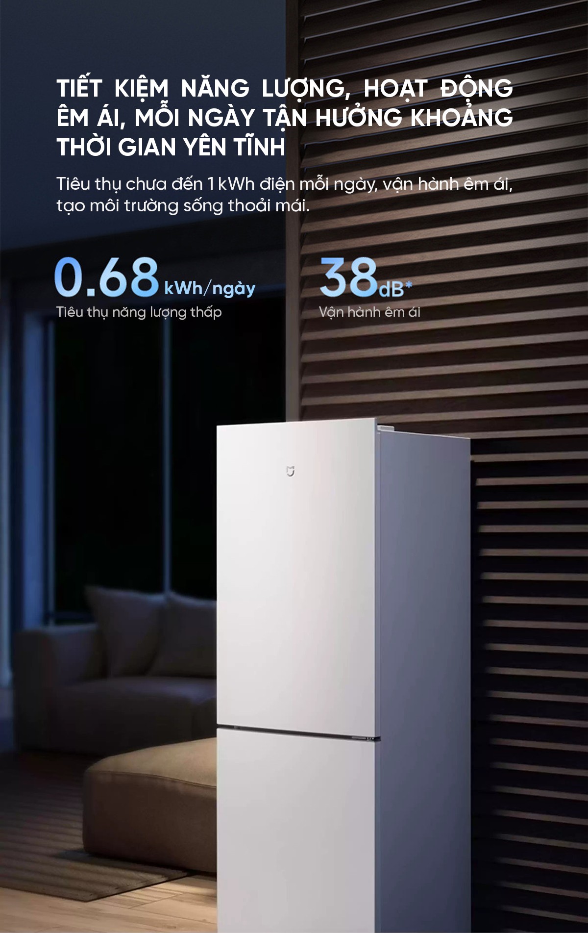 Tủ lạnh 2 cánh Xiaomi Mijia 175L thiết kế nhỏ gọn và tiết kiệm điện hiệu quả