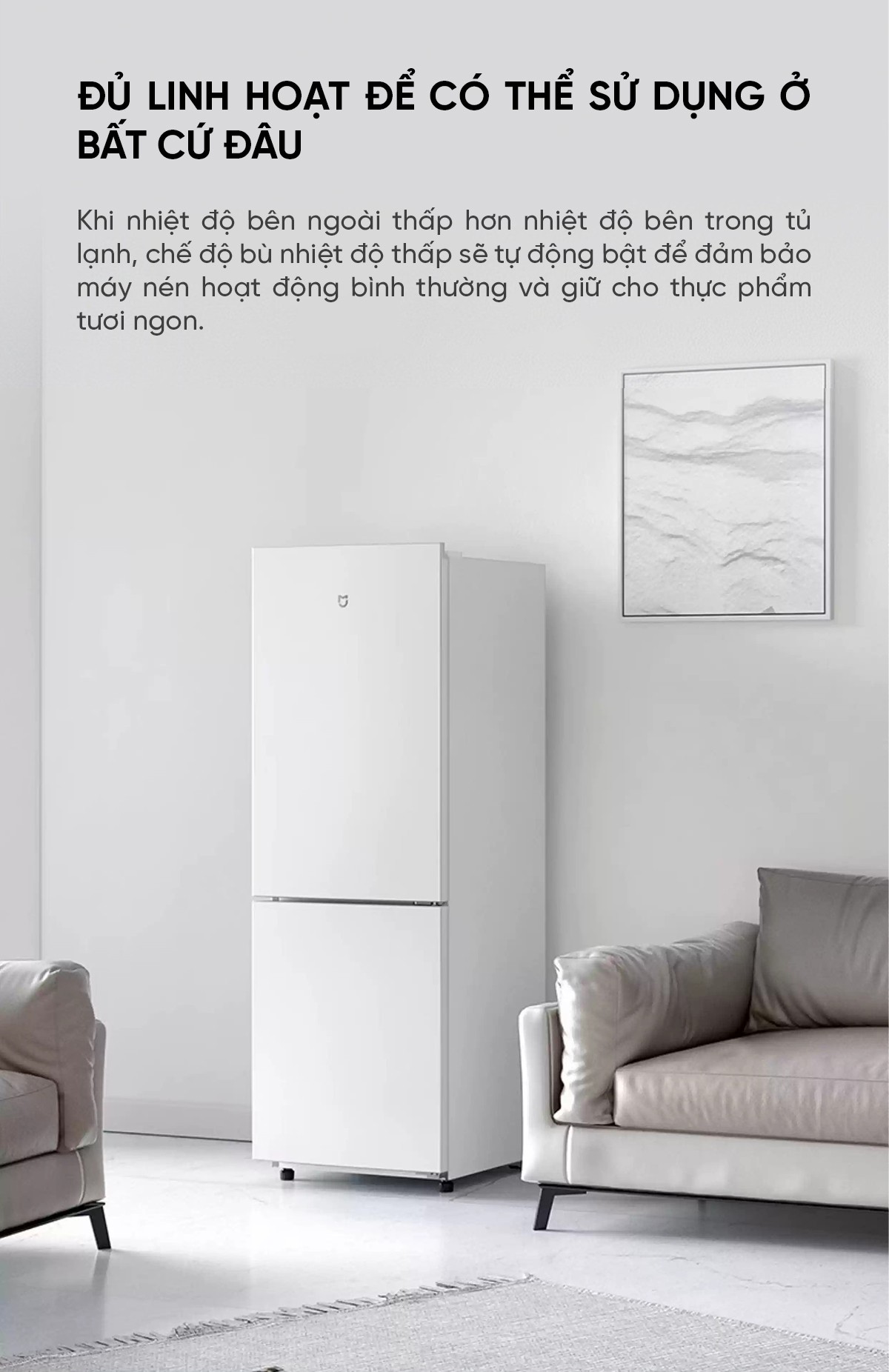 Tủ lạnh 2 cánh Xiaomi Mijia 175L thiết kế nhỏ gọn và tiết kiệm điện hiệu quả