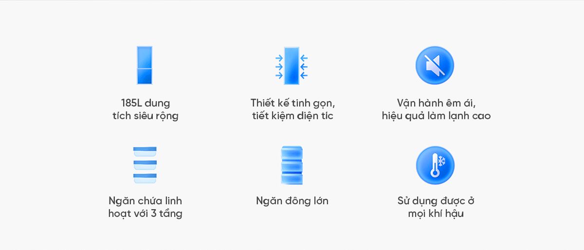 Tủ lạnh Xiaomi Mijia 185L tiết kiệm điện hiệu quả