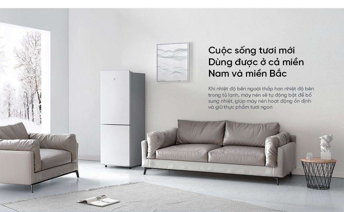Tủ lạnh Xiaomi Mijia 185L tiết kiệm điện hiệu quả