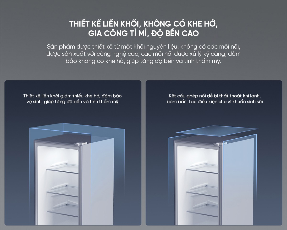 Tủ lạnh 3 cánh Xiaomi Mijia 215L thiết kế độc đáo, có ngăn đông mềm