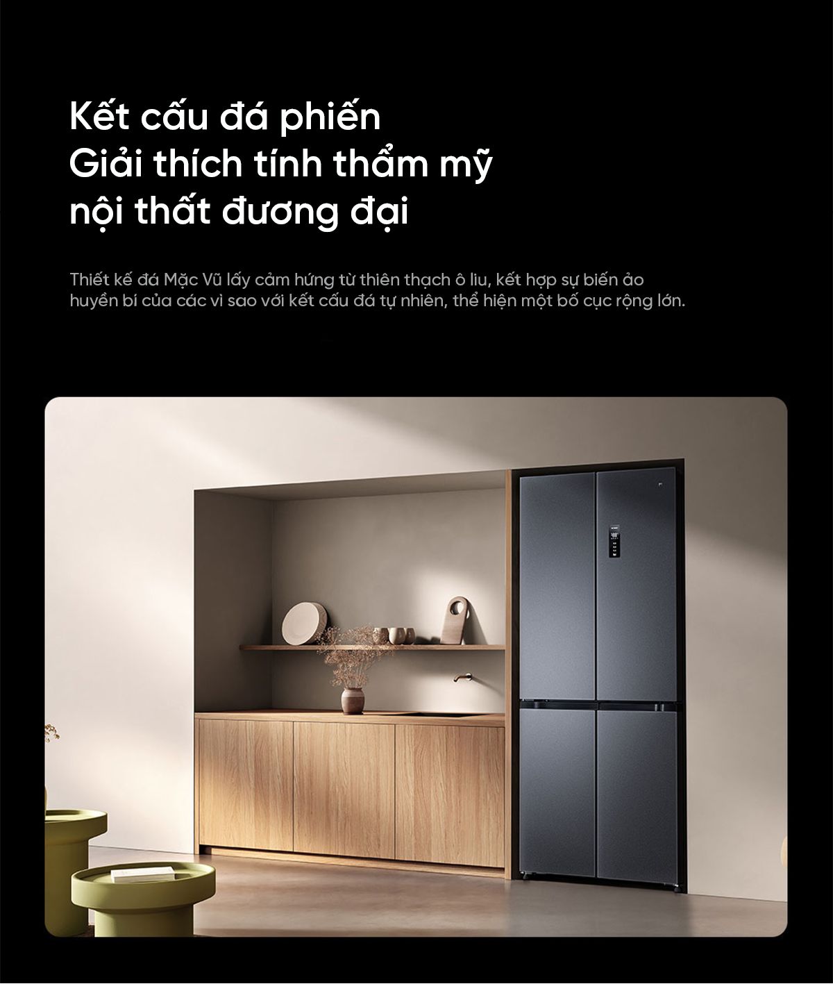 Tủ lạnh Xiaomi Mijia 513L Pro, 4 cửa, siêu mỏng