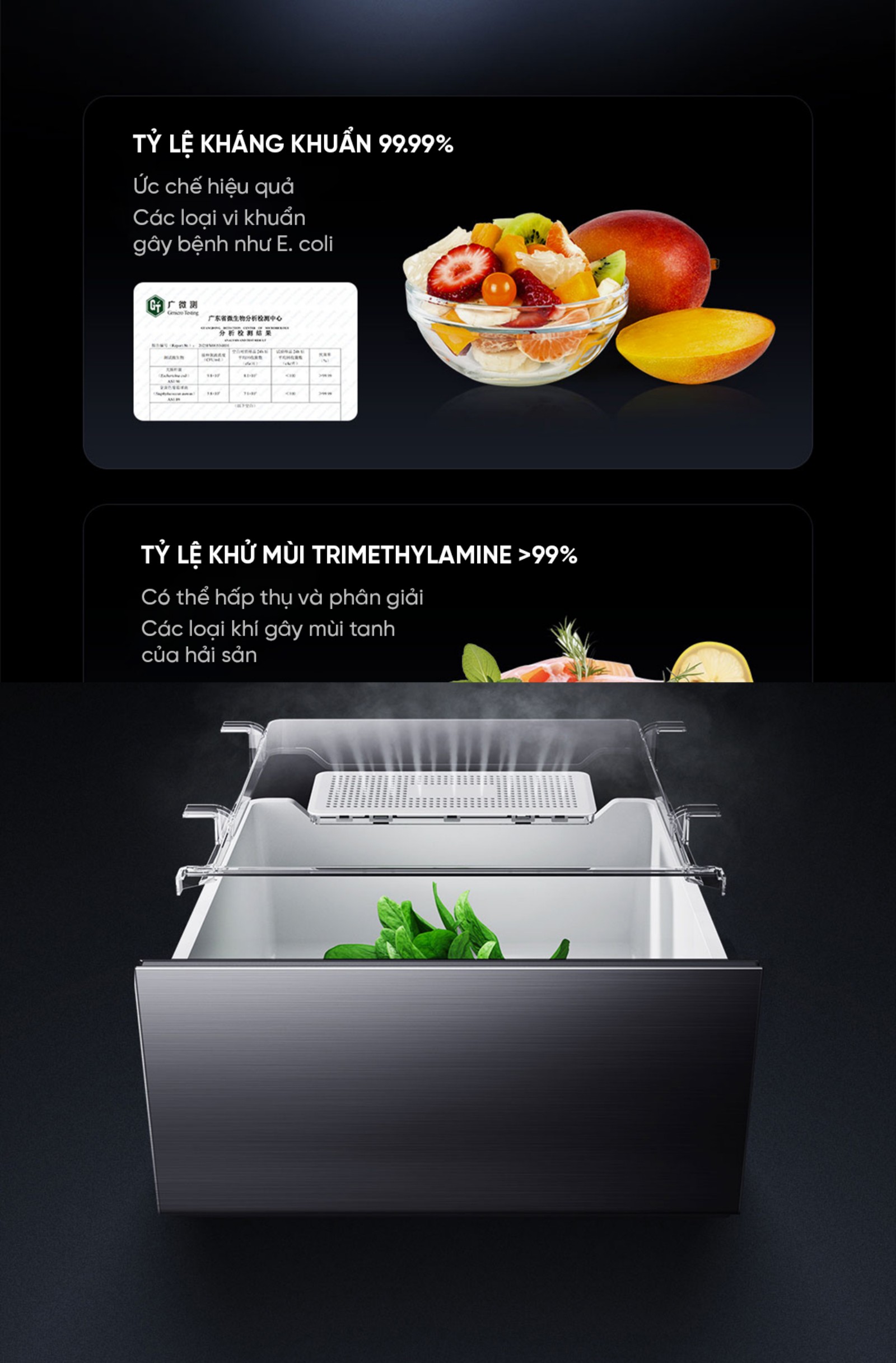 Tủ lạnh Xiaomi Mijia 508L Pro kiểu Pháp, thiết kế siêu mỏng