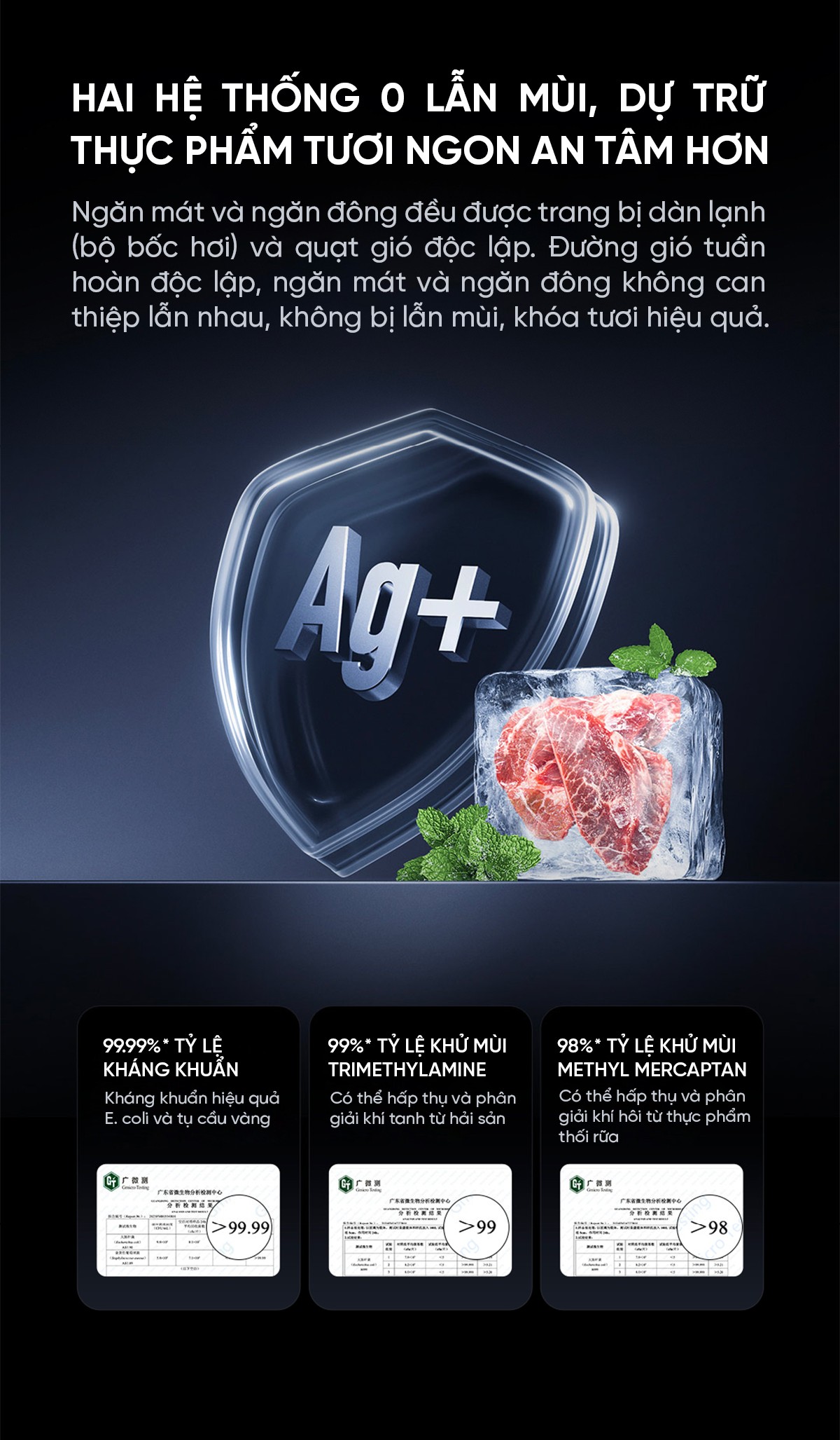 Tủ lạnh Xiaomi Mijia 513L Pro 2026, kiểu Pháp, làm lạnh kép