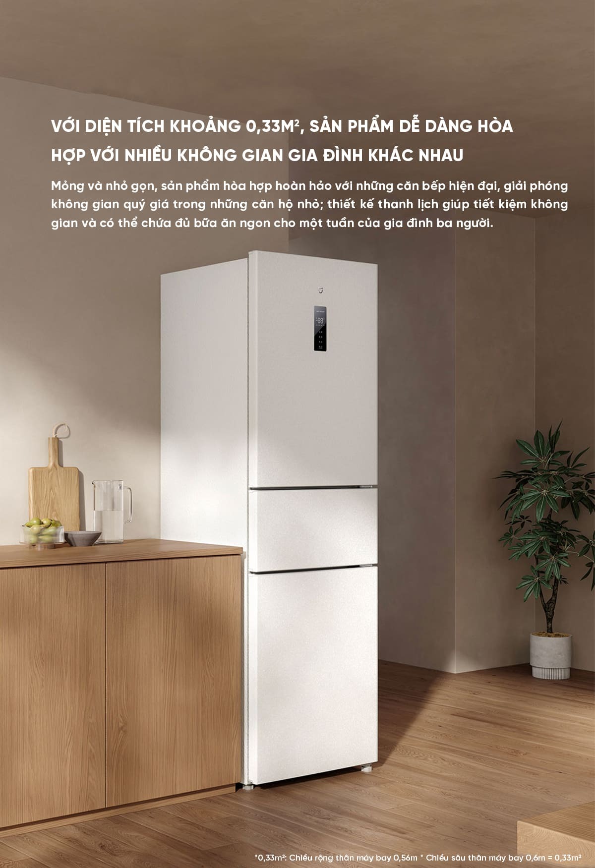 Tủ lạnh Xiaomi Mijia 271L thiết kế nhỏ gọn linh hoạt