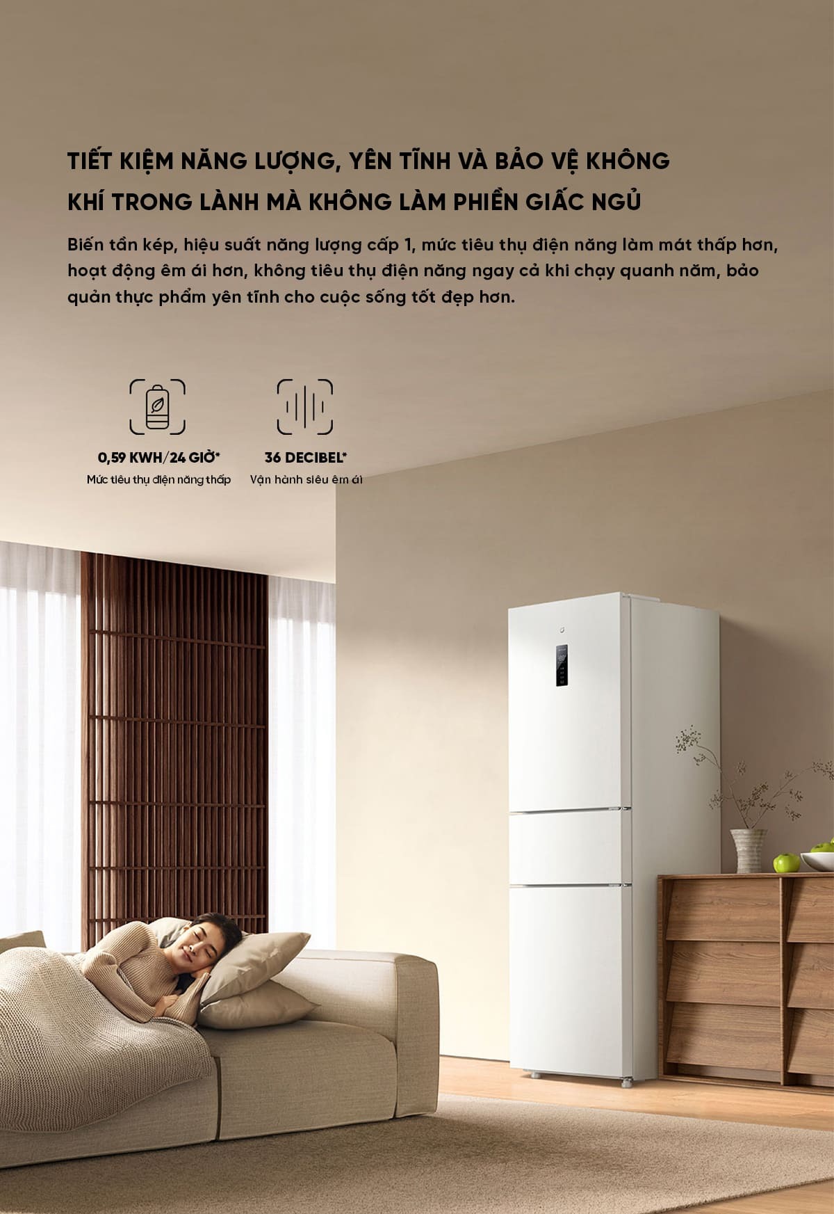 Tủ lạnh Xiaomi Mijia 271L thiết kế nhỏ gọn linh hoạt
