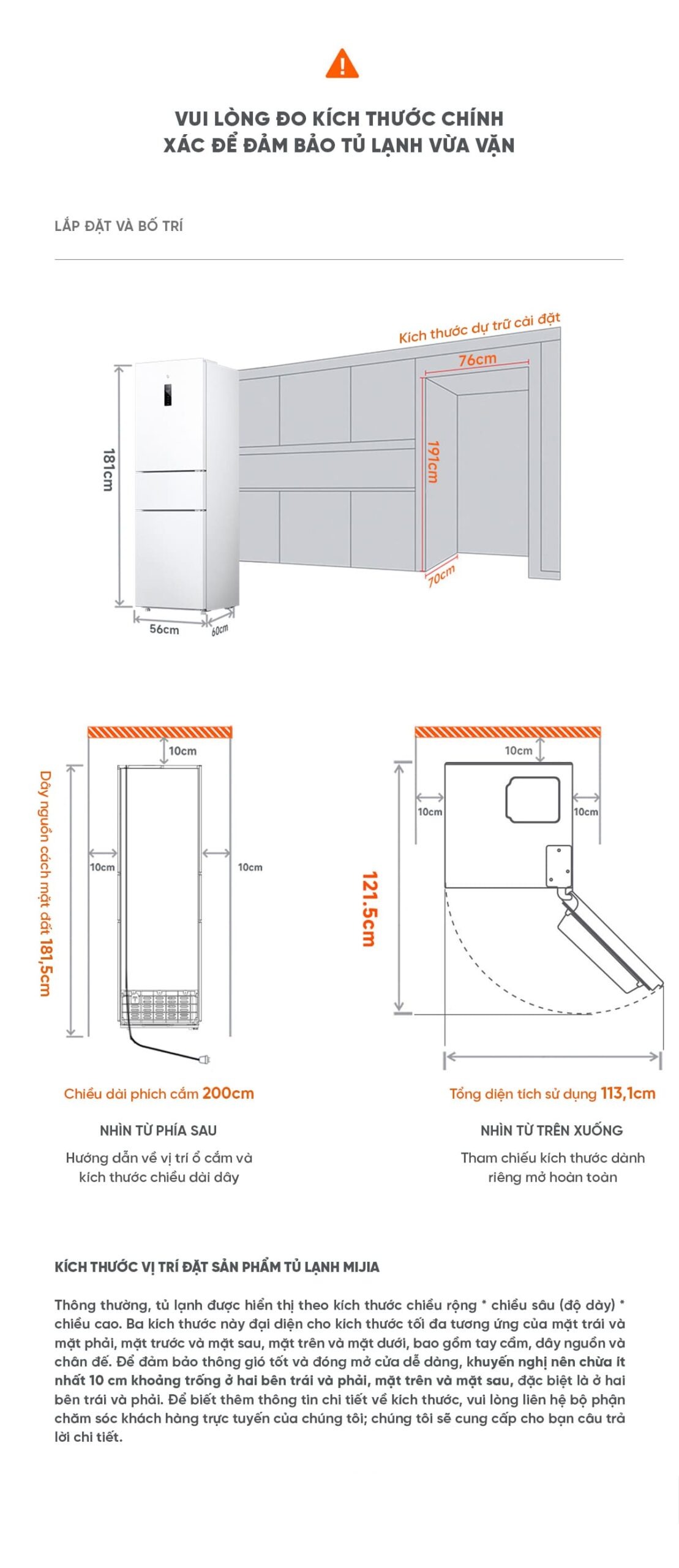 Tủ lạnh Xiaomi Mijia 271L thiết kế nhỏ gọn linh hoạt